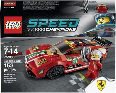 LEGO Speed Champions 75908 458 Italia GT2 set, image 9