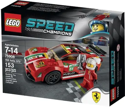 LEGO Speed Champions 75908 458 Italia GT2 set, image 7
