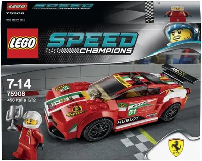 LEGO Speed Champions 75908 458 Italia GT2 set, image 8