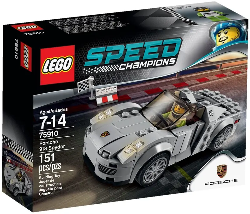 LEGO Speed Champions 75910 Porsche 918 Spyder set, image 2