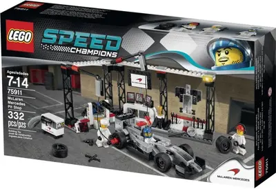 LEGO Speed Champions 75911 McLaren Mercedes Pit Stop set, image 6