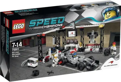 LEGO Speed Champions 75911 McLaren Mercedes Pit Stop set, image 3
