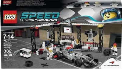 LEGO Speed Champions 75911 McLaren Mercedes Pit Stop set, image 8