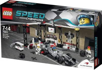 LEGO Speed Champions 75911 McLaren Mercedes Pit Stop set, image 5