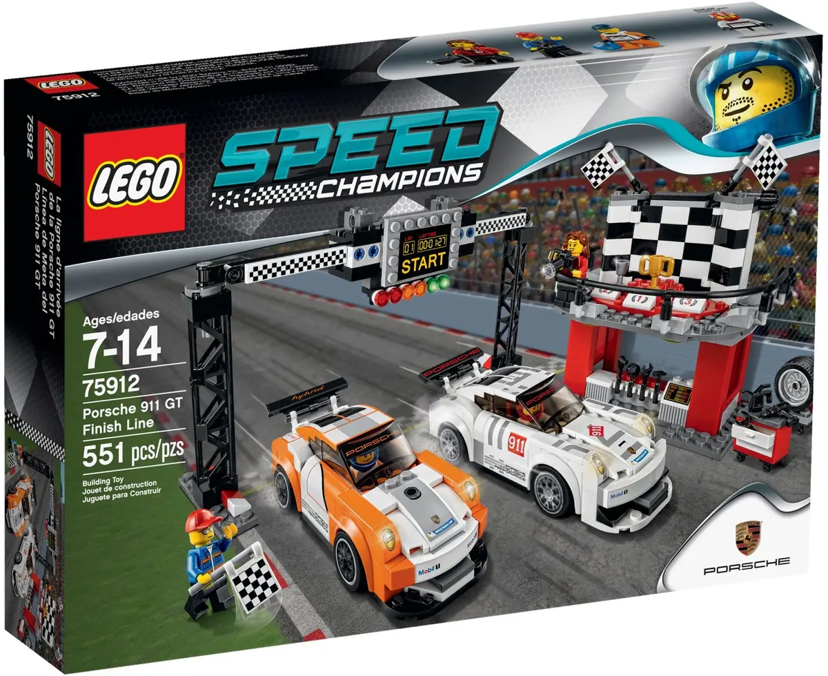 LEGO Speed Champions 75912 Porsche 911 GT Finish Line set, image 2