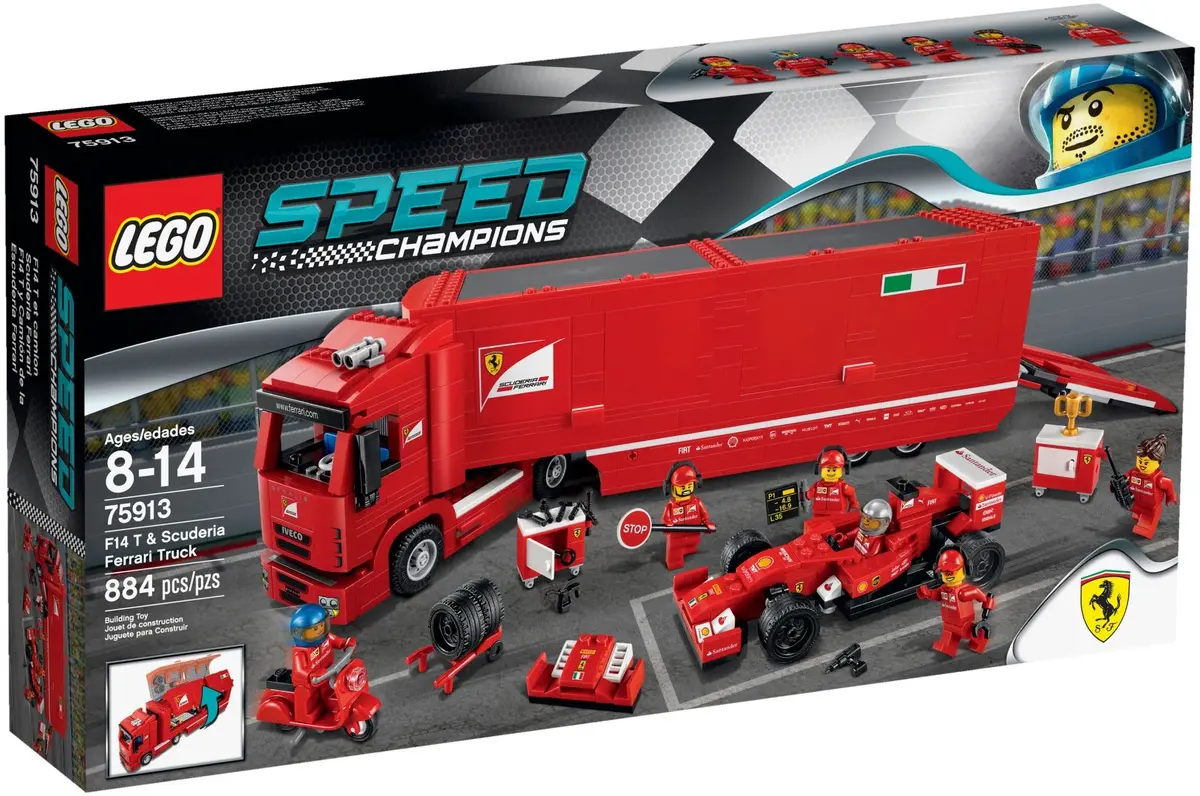 LEGO Speed Champions 75913 F14 T & Scuderia Ferrari Truck set, image 2