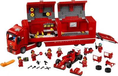 LEGO Speed Champions 75913 F14 T & Scuderia Ferrari Truck set, image 40