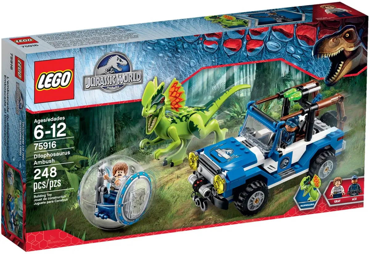 LEGO Jurassic World 75916 Dilophosaurus Ambush set, image 2