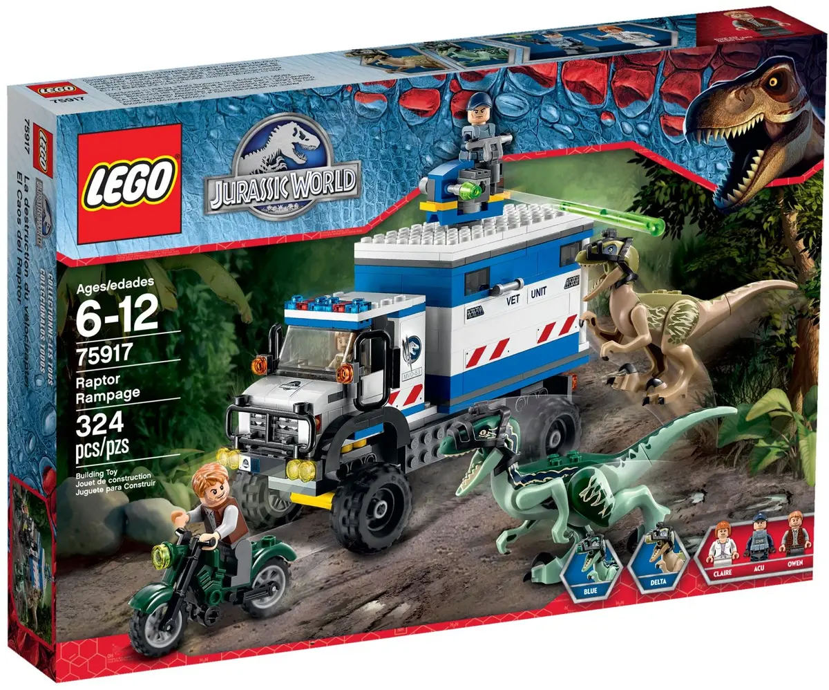 LEGO Jurassic World 75917 Raptor Rampage set, image 2