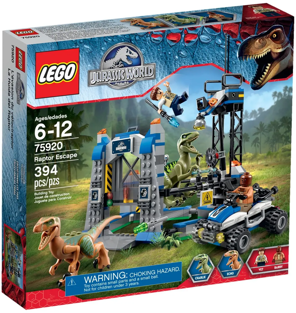 LEGO Jurassic World 75920 Raptor Escape set, image 2
