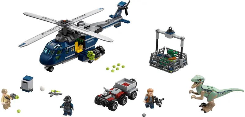 LEGO Jurassic World 75928 Blue's Helicopter Pursuit set