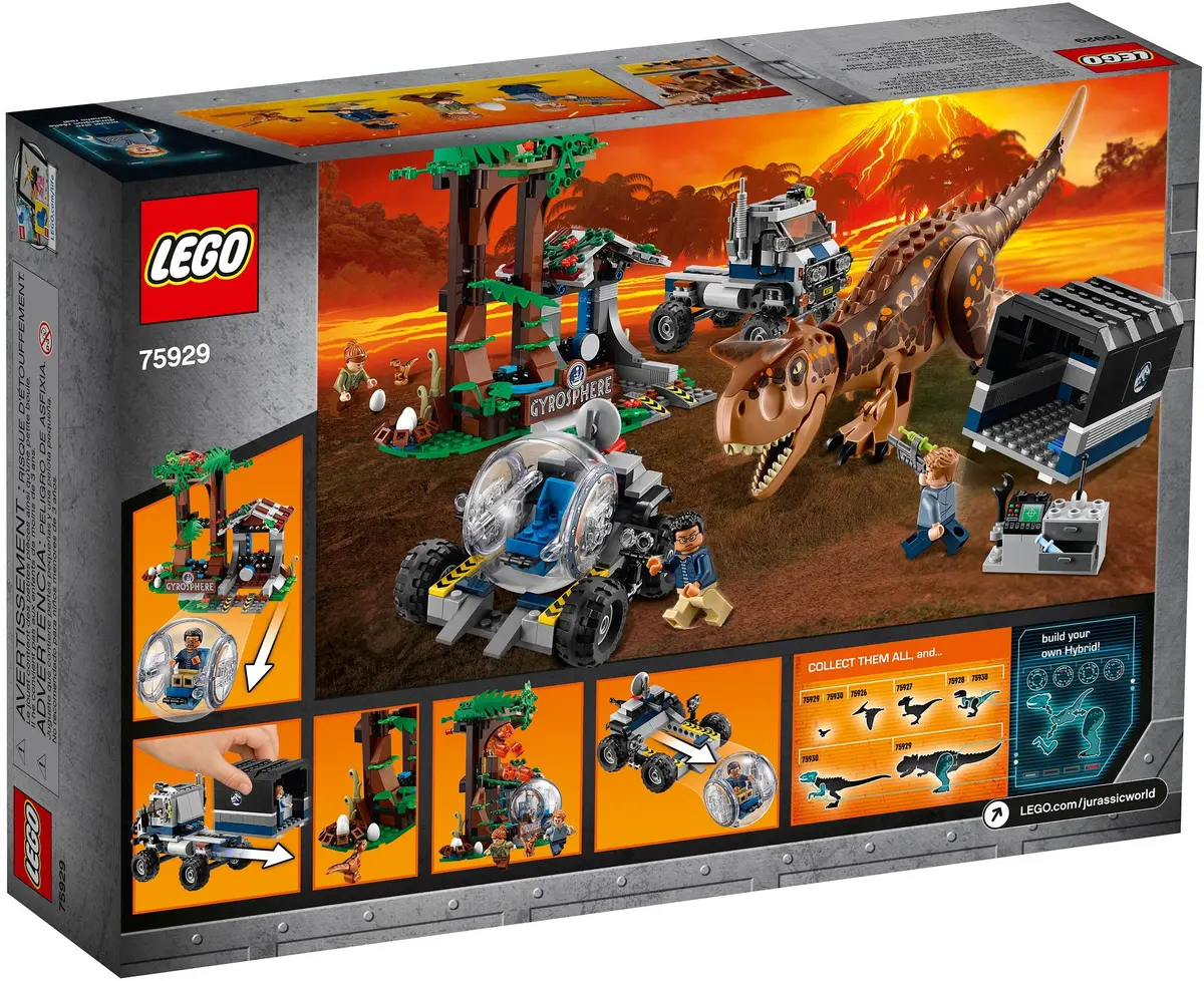 LEGO Jurassic World 75929 Carnotaurus Gyrosphere Escape set, image 5