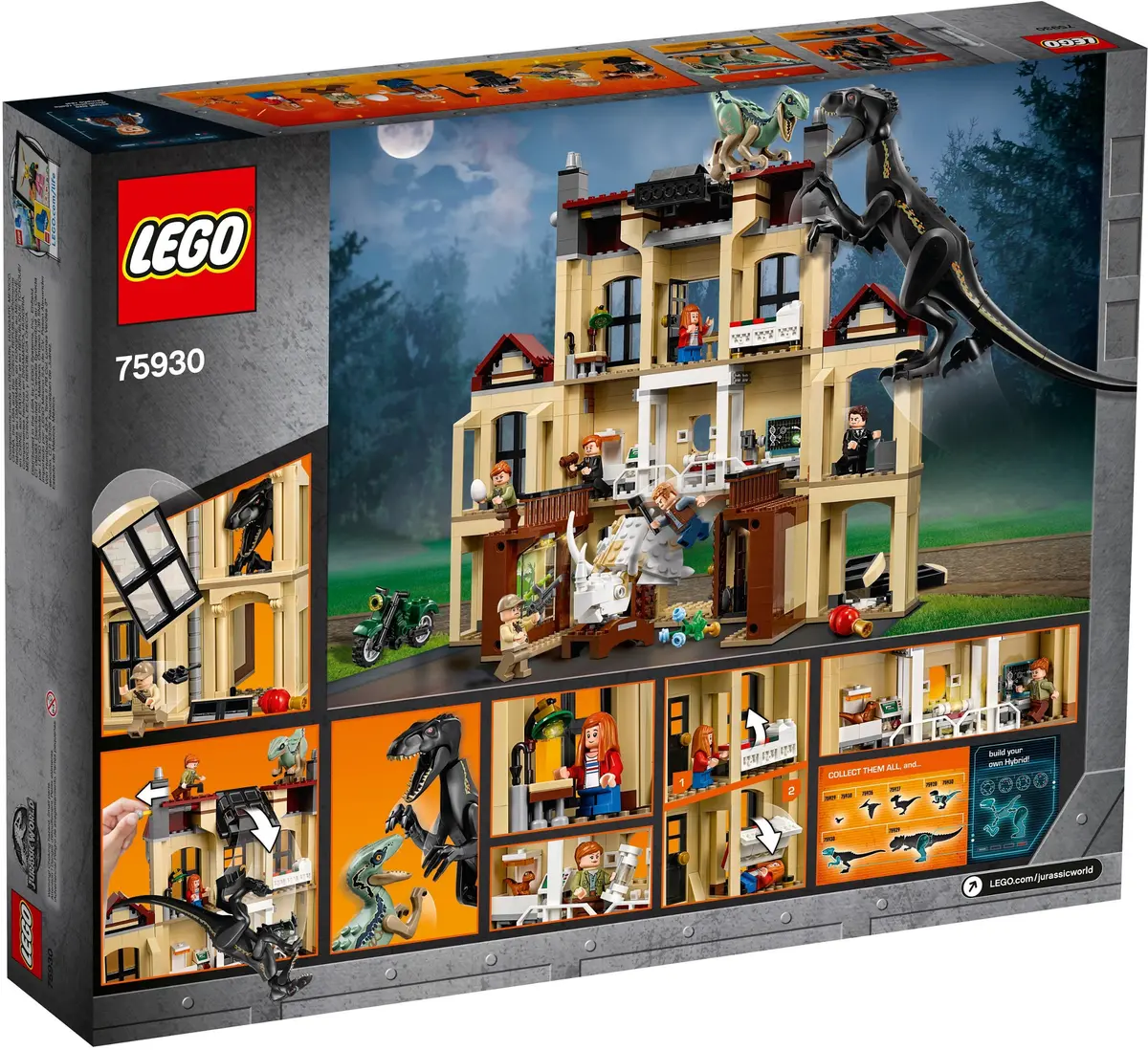 LEGO Jurassic World 75930 Indoraptor Rampage at Lockwood Estate set, image 5