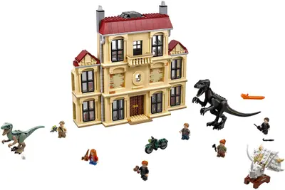 LEGO Jurassic World 75930 Indoraptor Rampage at Lockwood Estate set