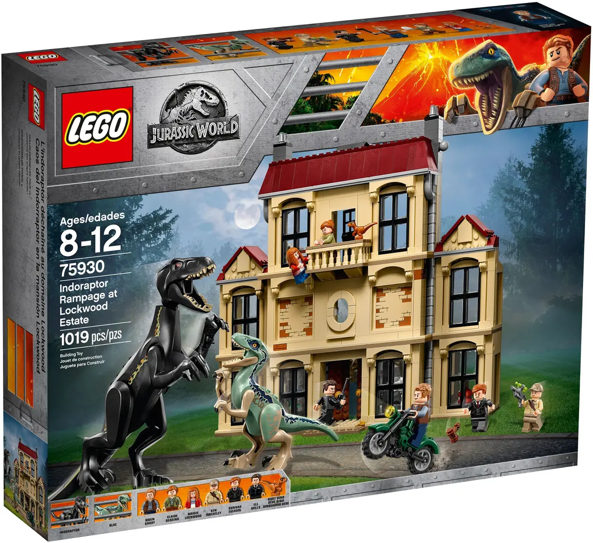 LEGO Jurassic World 75930 Indoraptor Rampage at Lockwood Estate set, image 2