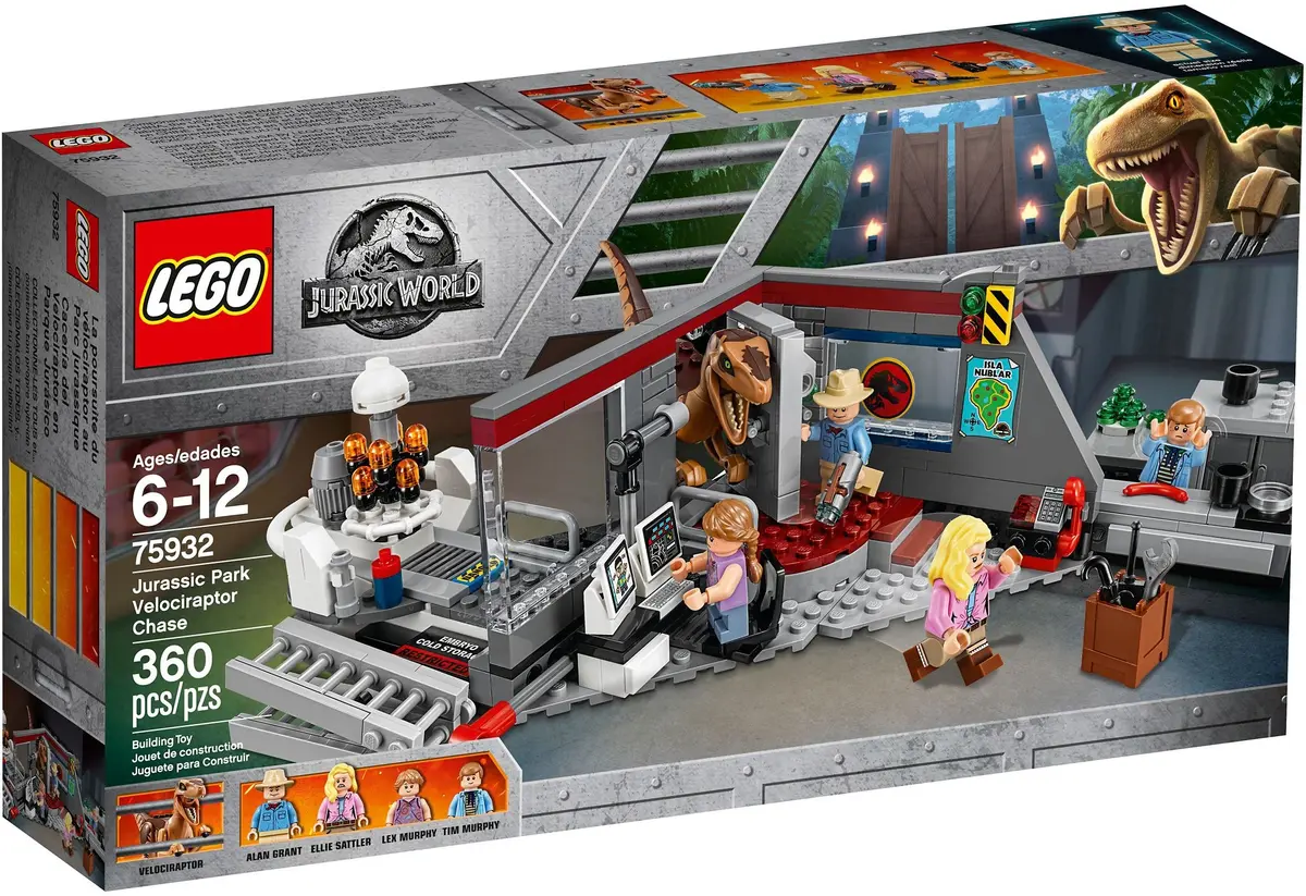 LEGO Jurassic World 75932 Jurassic Park Velociraptor Chase set, image 2