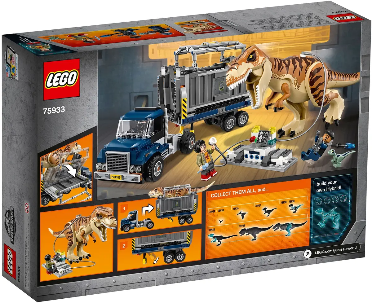 LEGO Jurassic World 75933 T. rex Transport set, image 5