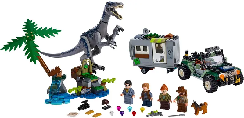 LEGO Jurassic World 75935 Baryonyx Face-Off: The Treasure Hunt set
