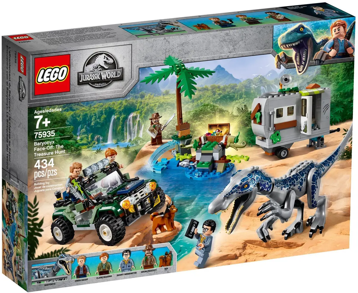 LEGO Jurassic World 75935 Baryonyx Face-Off: The Treasure Hunt set, image 2