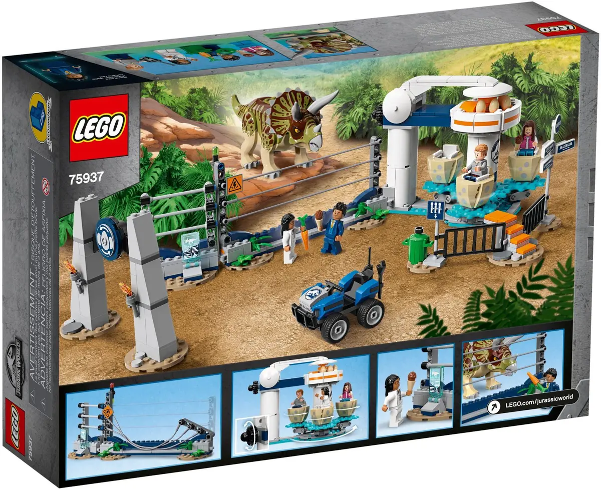 LEGO Jurassic World 75937 Triceratops Rampage set, image 5