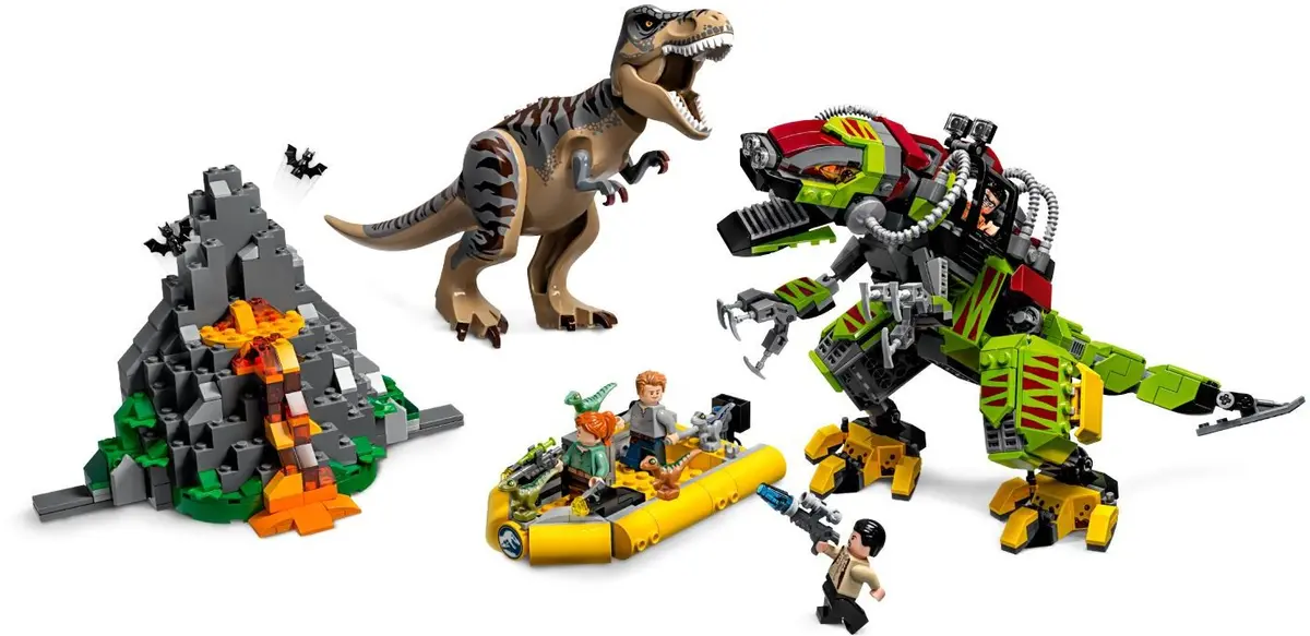LEGO Jurassic World 75938 T. rex vs Dino-Mech Battle set, image 3