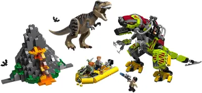 LEGO Jurassic World 75938 T. rex vs Dino-Mech Battle set
