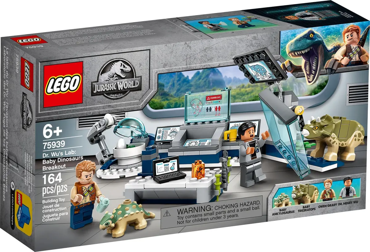 LEGO Jurassic World 75939 Dr. Wu's Lab: Baby Dinosaurs Breakout set, image 2