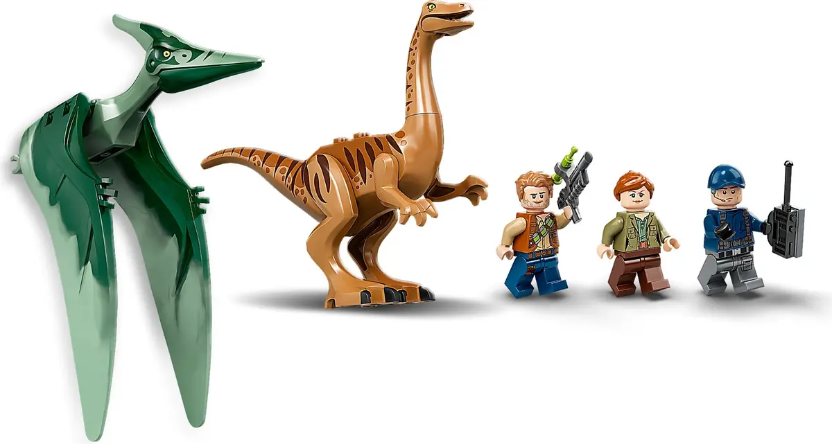 LEGO Jurassic World 75940 Gallimimus and Pteranodon Breakout set, image 4
