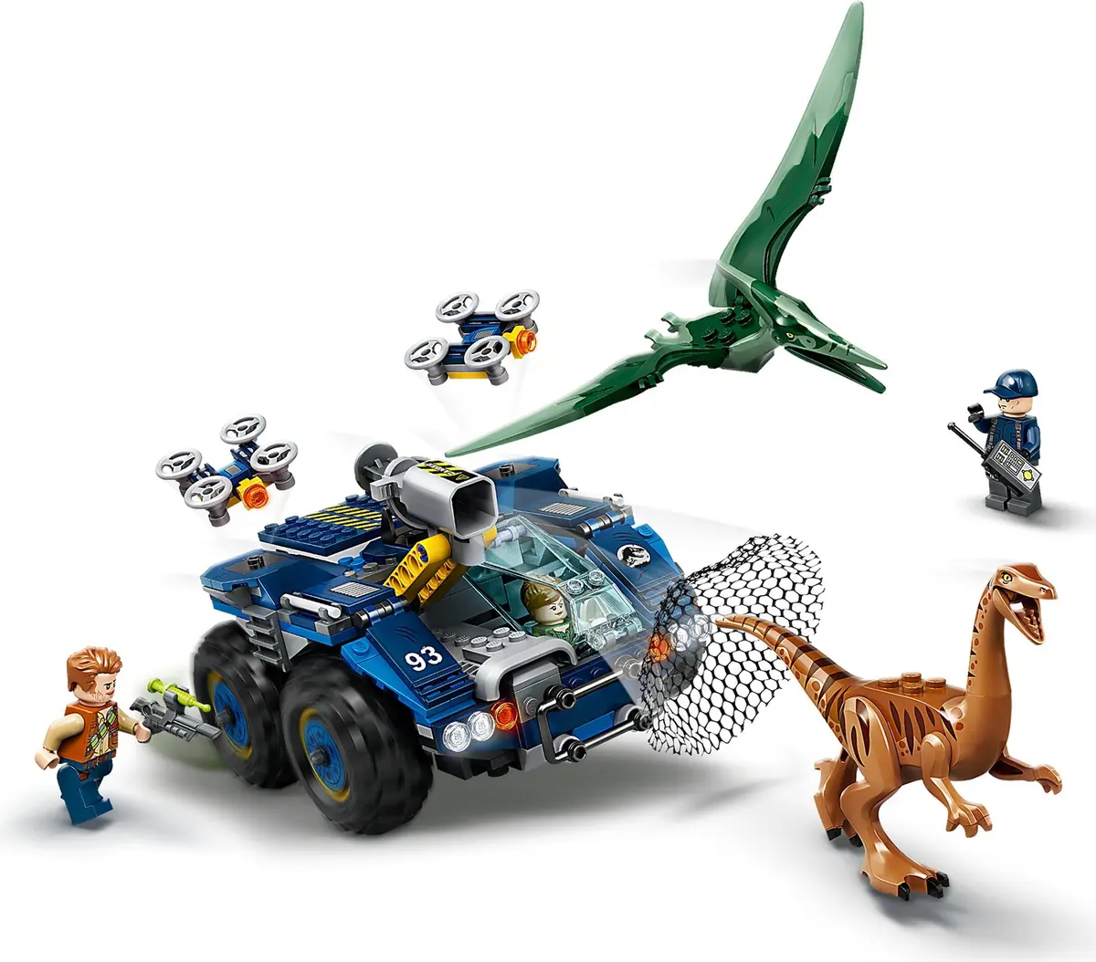 LEGO Jurassic World 75940 Gallimimus and Pteranodon Breakout set, image 5
