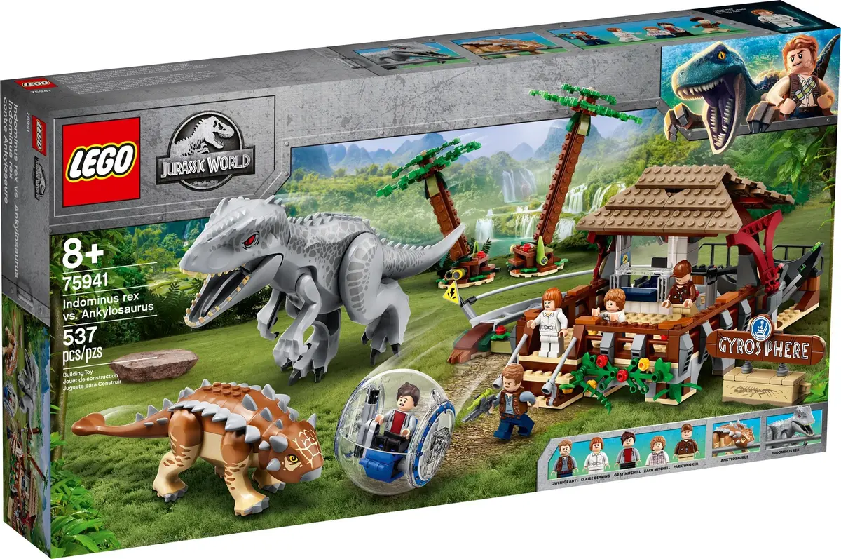 LEGO Jurassic World 75941 Indominus rex vs. Ankylosaurus set, image 2