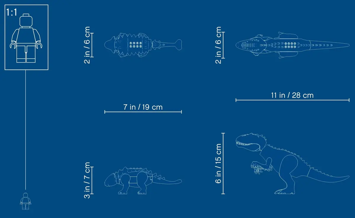 LEGO Jurassic World 75941 Indominus rex vs. Ankylosaurus set, image 11
