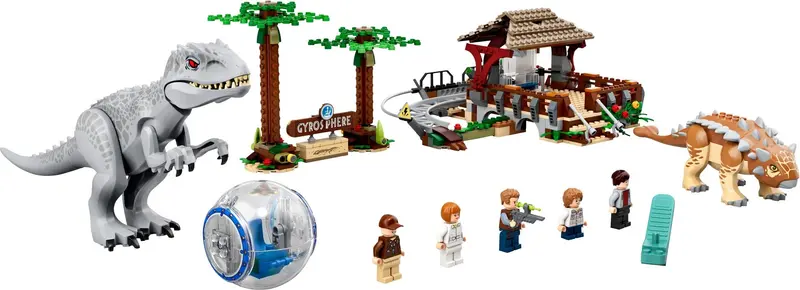 LEGO Jurassic World 75941 Indominus rex vs. Ankylosaurus set