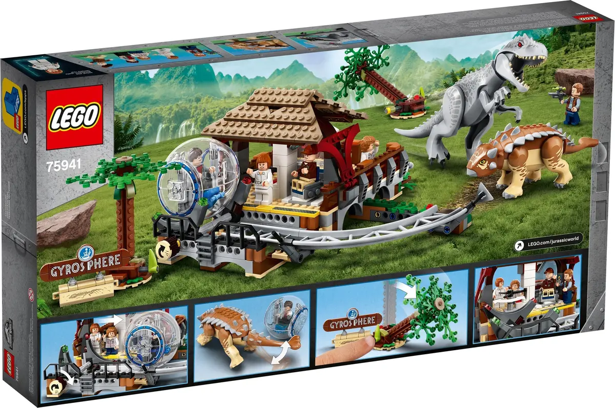 LEGO Jurassic World 75941 Indominus rex vs. Ankylosaurus set, image 10