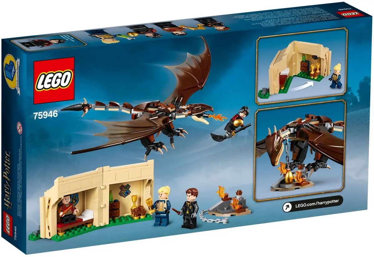 LEGO Harry Potter 75946 Hungarian Horntail Triwizard Challenge set, image 4