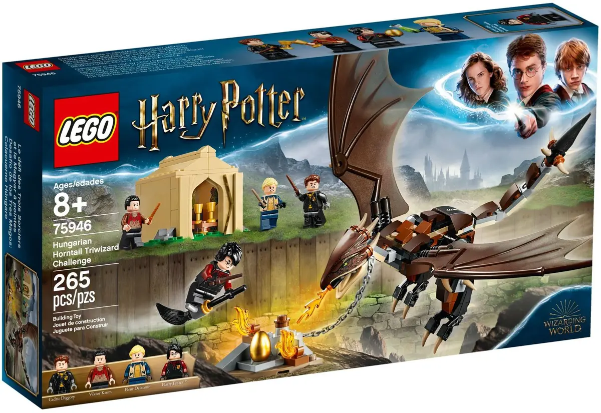 LEGO Harry Potter 75946 Hungarian Horntail Triwizard Challenge set, image 2