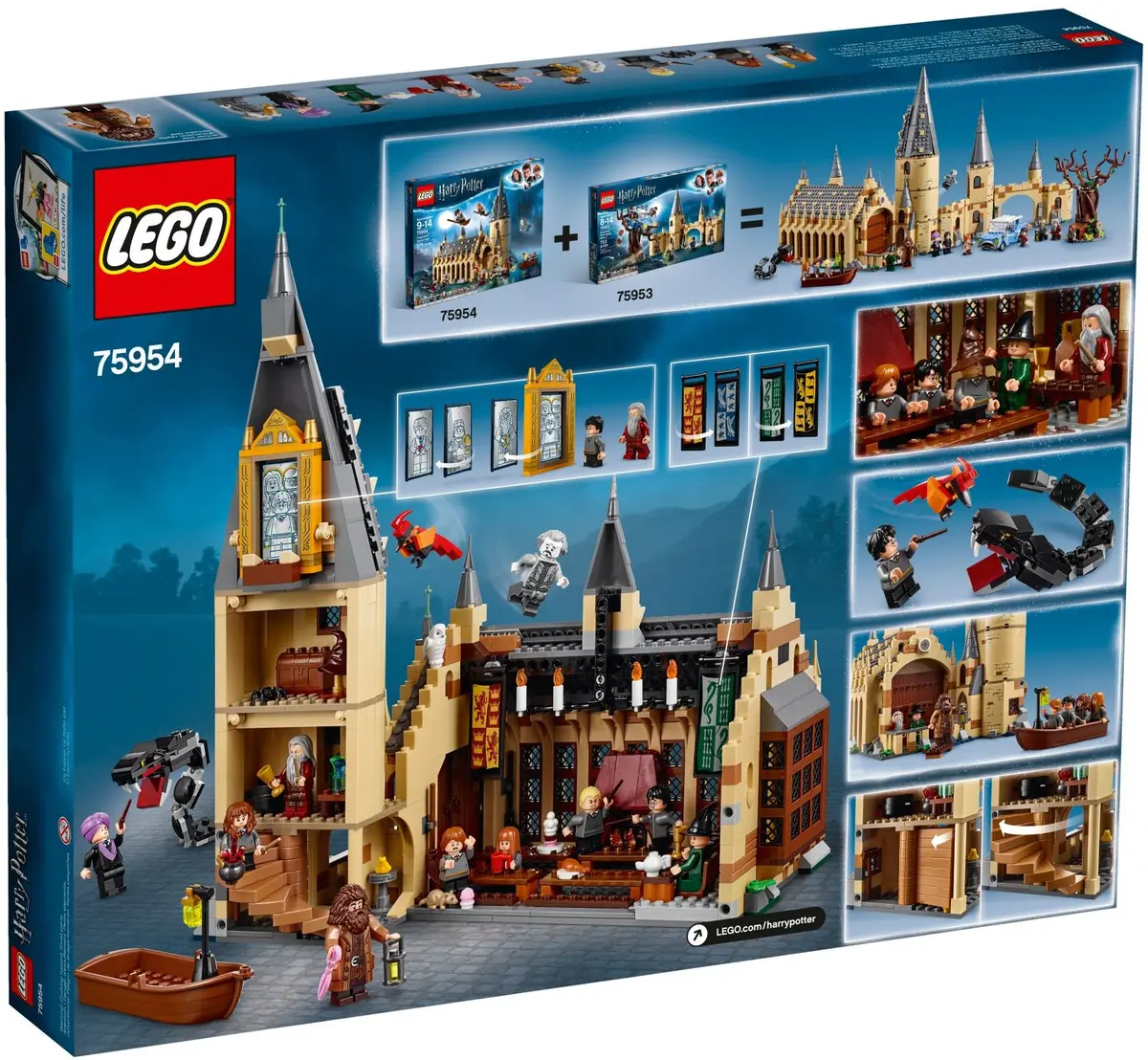 LEGO Harry Potter 75954 Hogwarts Great Hall set, image 6