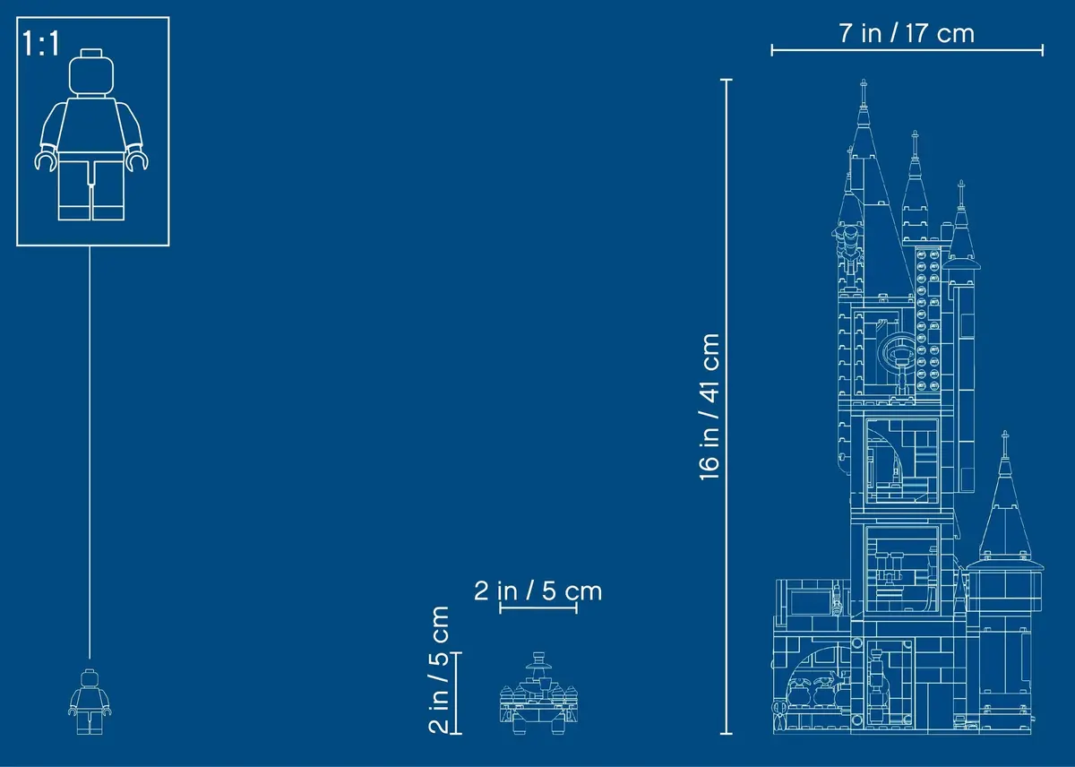 LEGO Harry Potter 75969 Hogwarts Astronomy Tower set, image 4