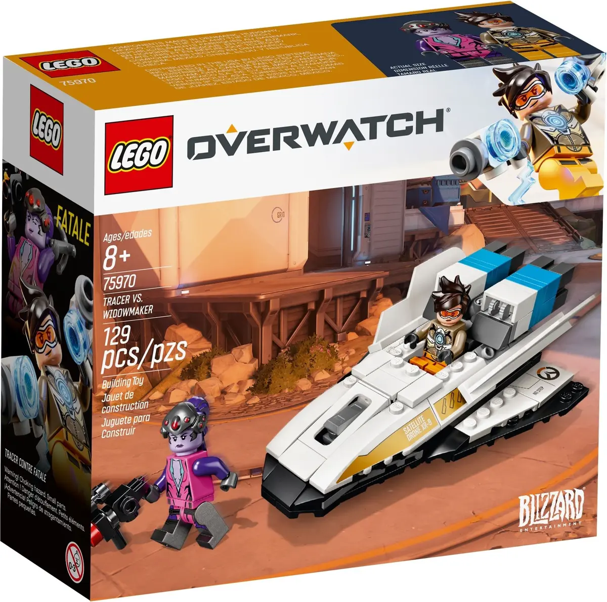LEGO Overwatch 75970 Tracer vs. Widowmaker set, image 2