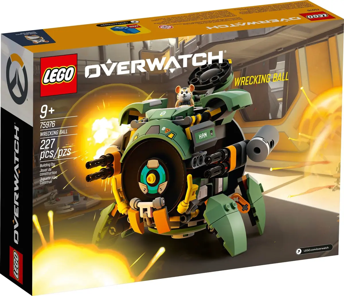 LEGO Overwatch 75976 Wrecking Ball set, image 6