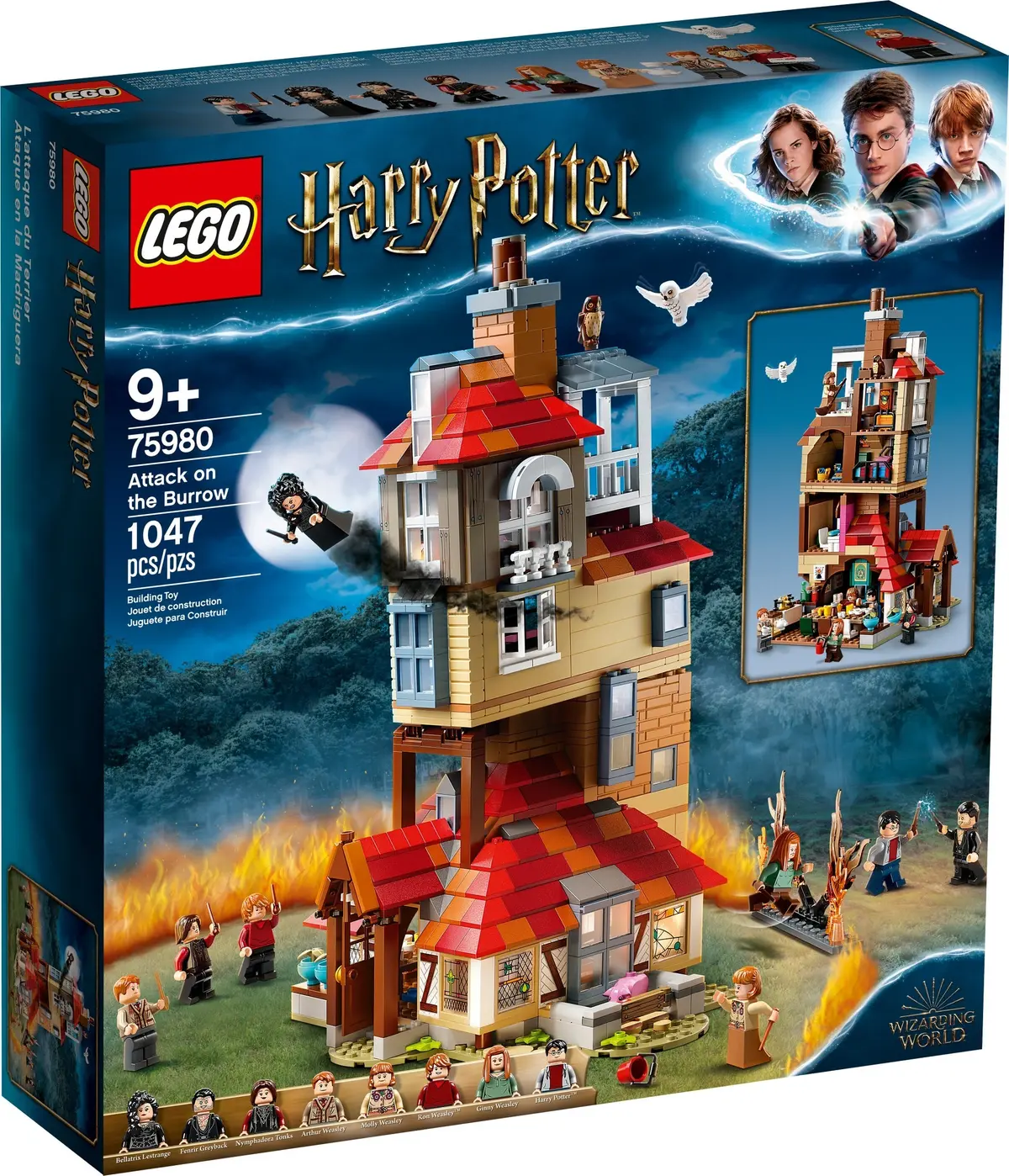 LEGO Harry Potter 75980 Attack on the Burrow set, image 2