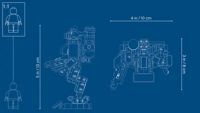 LEGO Overwatch 75987 Omnic Bastion set, image 2