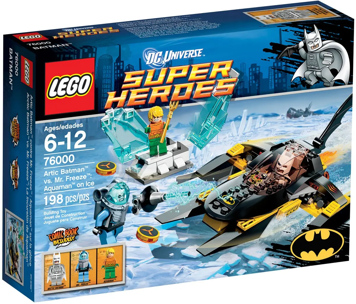 LEGO DC Comics Super Heroes 76000 Arctic Batman vs. Mr. Freeze: Aquaman on Ice set, image 2