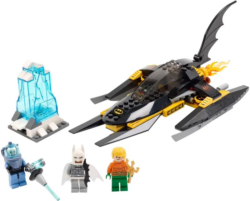 LEGO DC Comics Super Heroes 76000 Arctic Batman vs. Mr. Freeze: Aquaman on Ice set