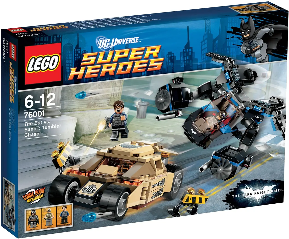 LEGO DC Comics Super Heroes 76001 The Bat vs. Bane: Tumbler Chase set, image 2