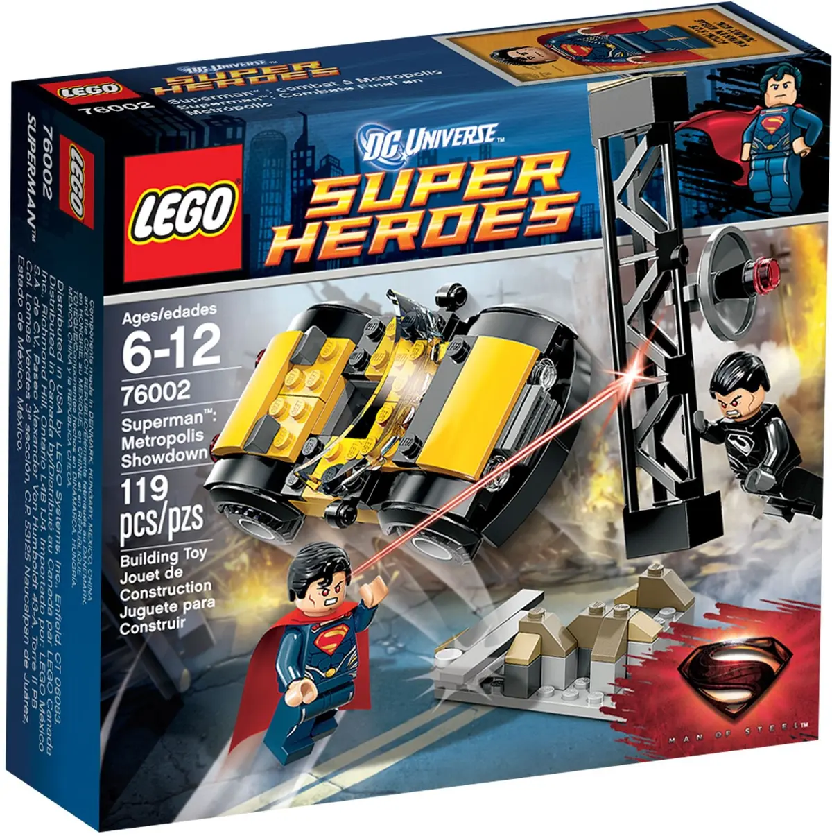 LEGO DC Comics Super Heroes 76002 Superman: Metropolis Showdown set, image 2