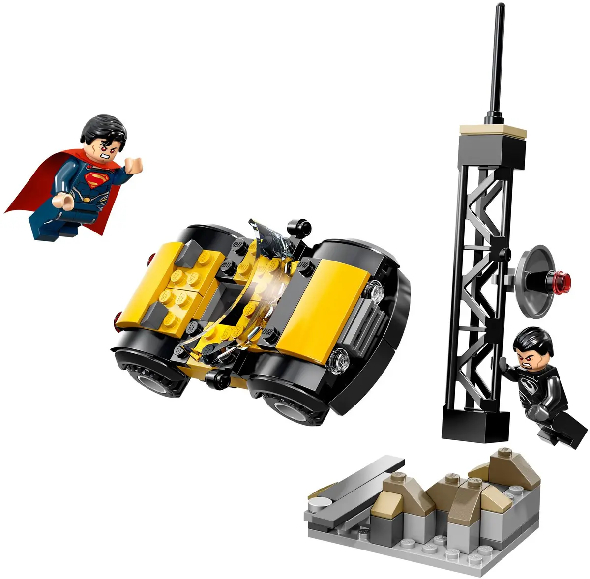LEGO DC Comics Super Heroes 76002 Superman: Metropolis Showdown set, image 3