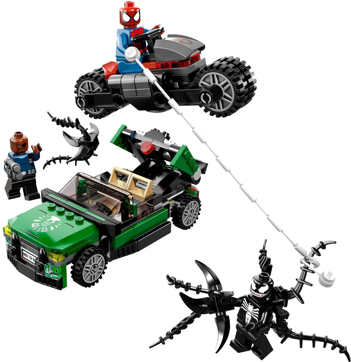 LEGO Marvel Super Heroes 76004 Spider-Man: Spider-Cycle Chase set, image 4