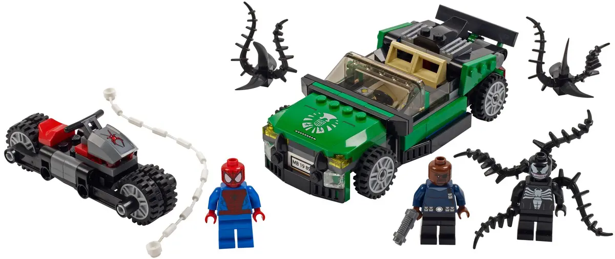LEGO Marvel Super Heroes 76004 Spider-Man: Spider-Cycle Chase set