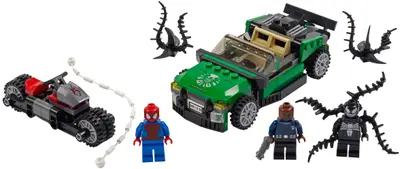 LEGO Marvel Super Heroes 76004 Spider-Man: Spider-Cycle Chase set