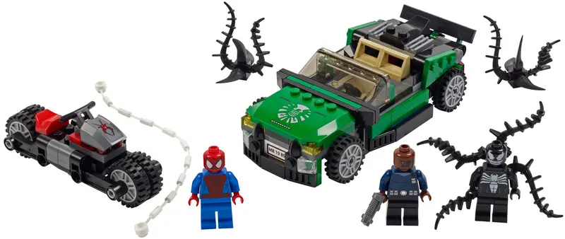 LEGO Marvel Super Heroes 76004 Spider-Man: Spider-Cycle Chase set